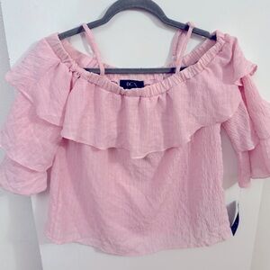 BCX Ruffles top